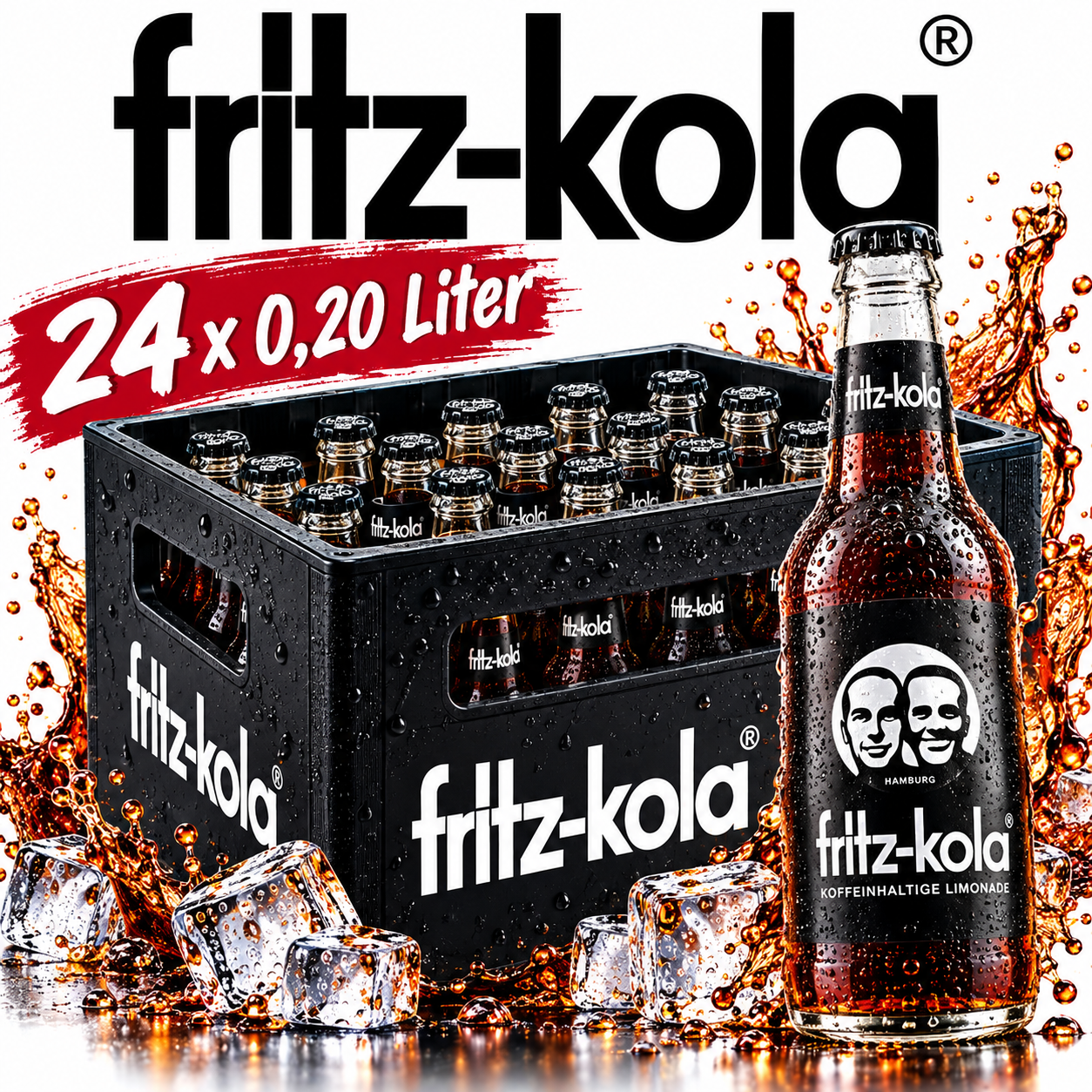 fritz-kola (24/0,20 Ltr. Glas MEHRWEG)