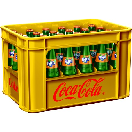 Fanta Orange (24/0,33 Ltr. Glas MEHRWEG)